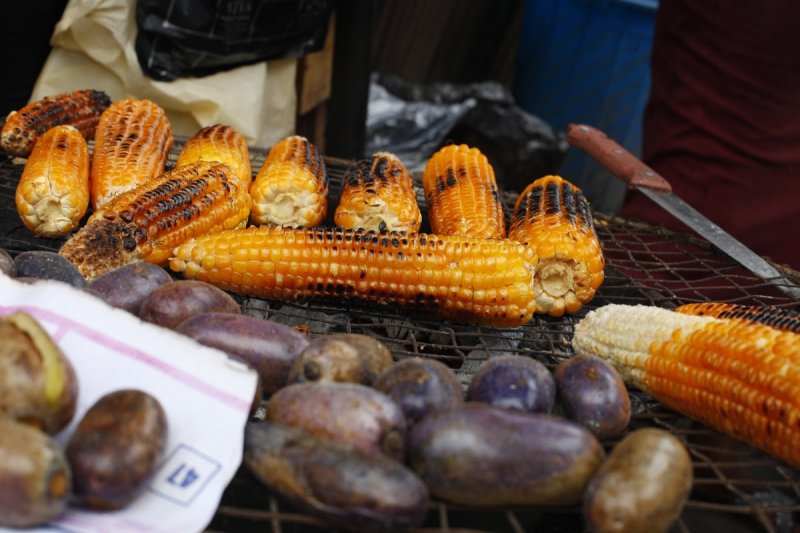 Roasted corn, just one of many ways Nigerians prepare this crop. Credit: Centenary Project