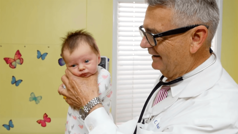 pediatrician calm baby today tease