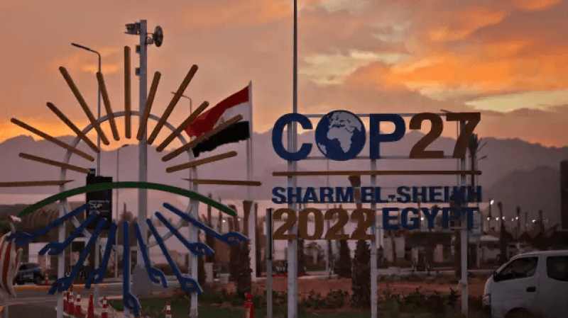 Delegates convened in the Red Sea resort town of Sharm el-Sheikh to discuss the climate emergency. Credit:
Ahmad Gharabli via AFP and Getty