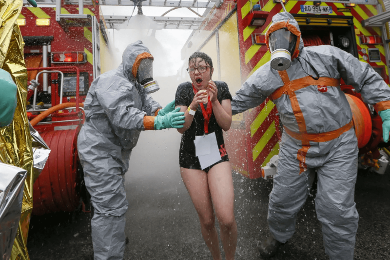 Be prepared: first responders during an emergency exercise, Saint-Étienne, France, April 2016 Credit: Robert Pratta/Reuters