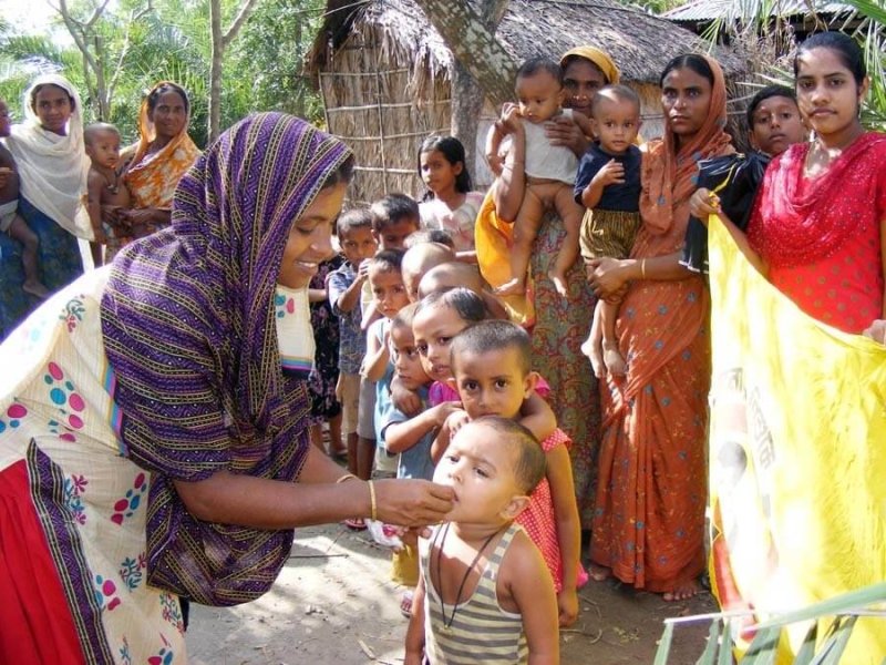 Malnutrition in Bangladesh can be addressed by greater access to vitamins and nutrients. Golden Rice helps supplement one of vitamin A, which is critical to sight. Credit: AO via IRIN