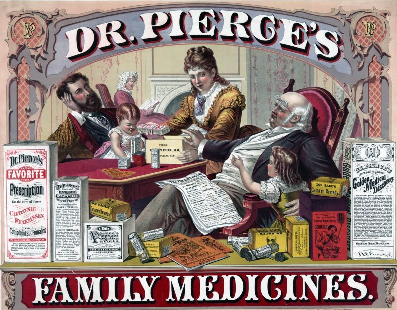 vintage advert for medicine