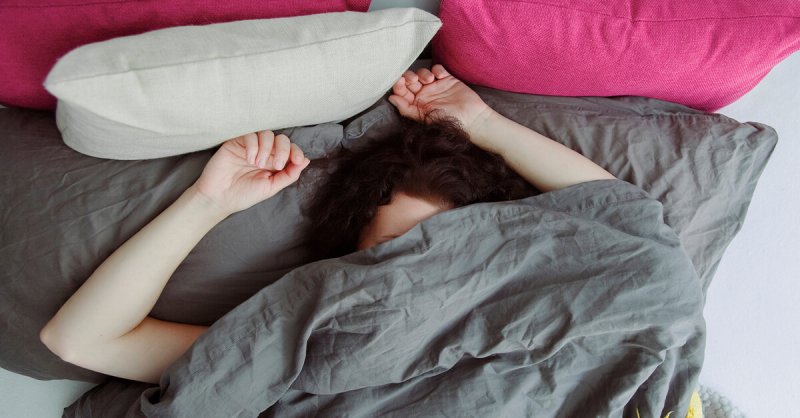 woman sleeping asleep alone bed x facebook